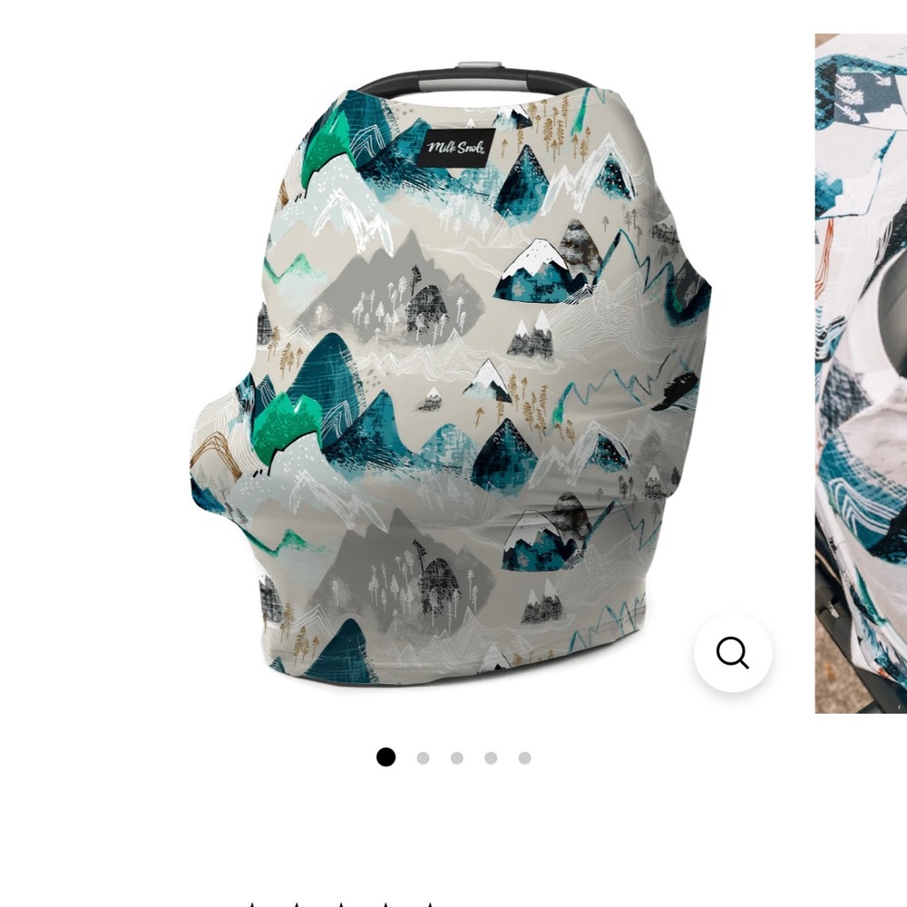 Milk Snob Rocky Mountains Car Seat Cover